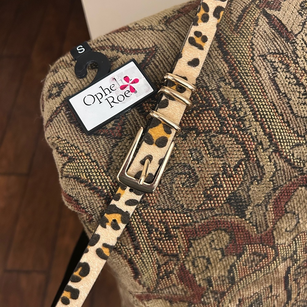 Juniors Cheetah print Small Belt by Ophelia Roe